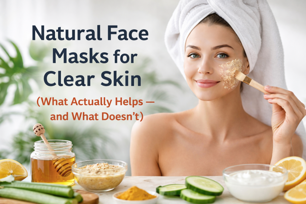 Natural Face Masks for Clear Skin