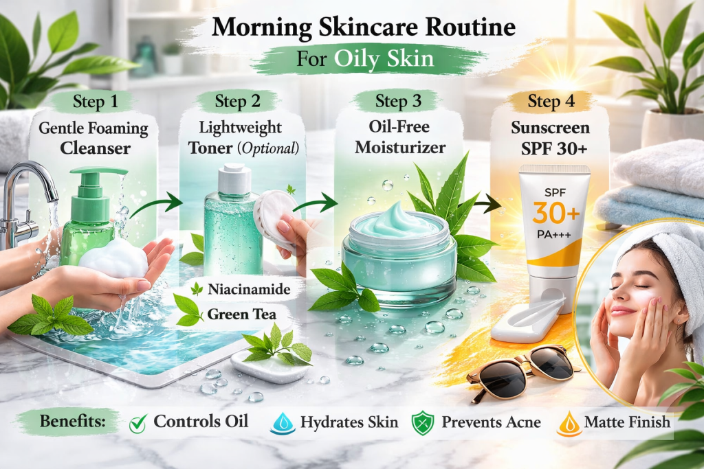 Skincare Routine for Oily Skin
